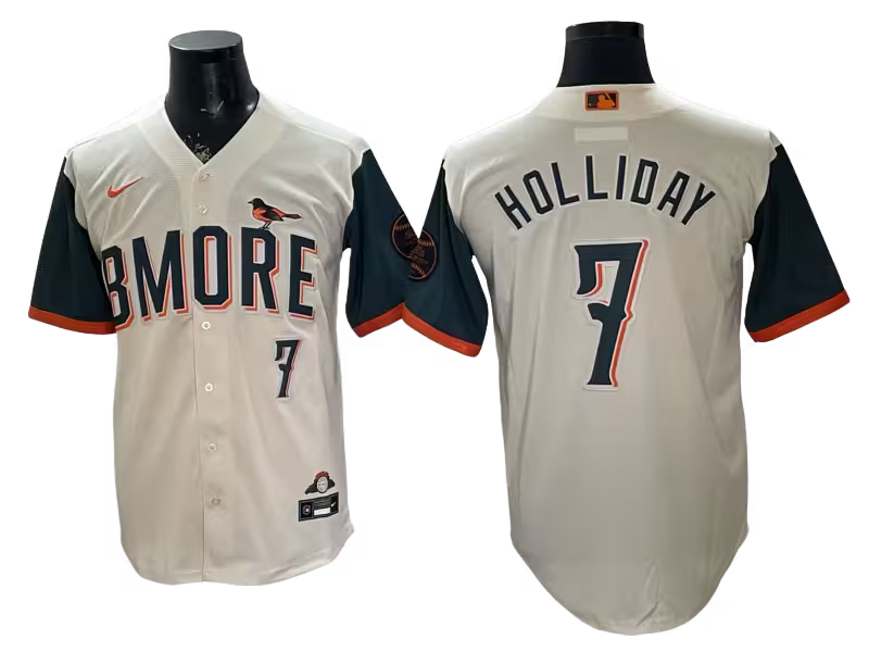 Custom Orioles Cream 2026 City Connect Stadium Jersey - All Stitched
