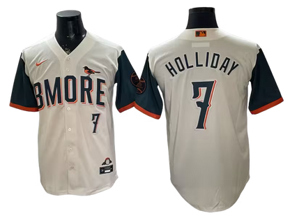 Custom Orioles Cream 2026 City Connect Stadium Jersey - All Stitched