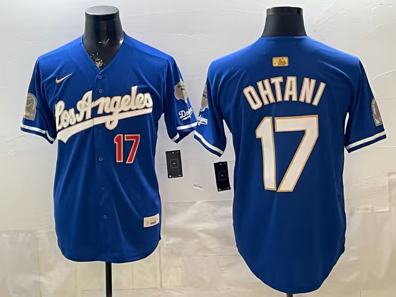 Custom Royal White 2026 Gold Collection Stadium Jersey - All Stitched
