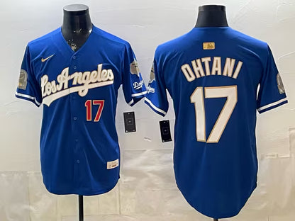 Custom Royal White 2026 Gold Collection Stadium Jersey - All Stitched