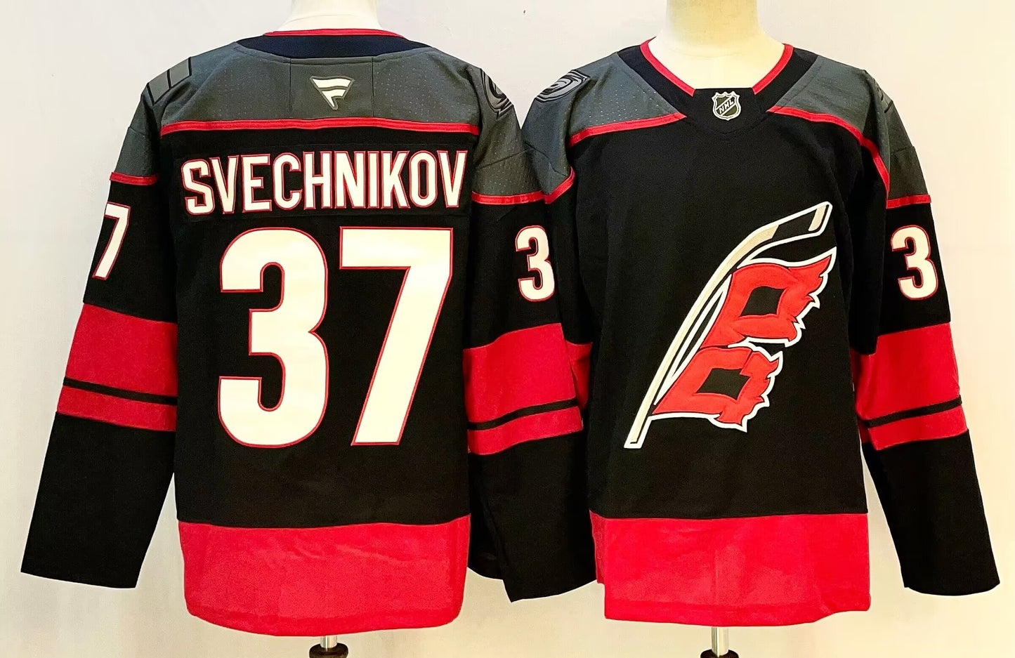 Custom 2026 Hurricane Home Black Premium All Stitched Hockey Jersey