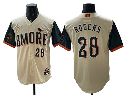 Custom Orioles Cream 2026 City Connect Stadium Jersey - All Stitched
