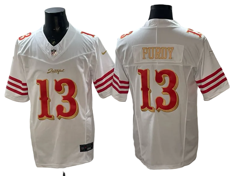 Custom Fred Warner 49ers White Rivalries Collection Limited Football Jersey -All Stitched