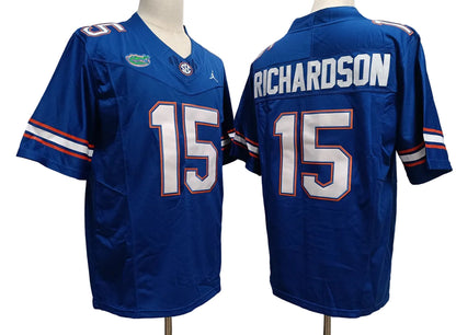 Custom Anthony Richardson #15 Florida Gators Royal White Black Limited Football Jersey -All Stitched