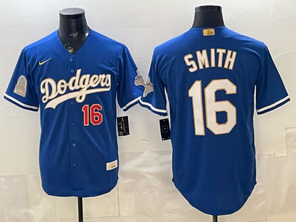 Custom Royal White 2026 Gold Collection Stadium Jersey - All Stitched
