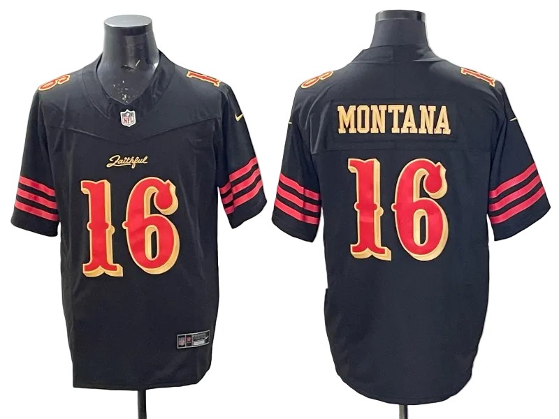 Custom Fred Warner 49ers Black Rivalries Collection Limited Football Jersey -All Stitched