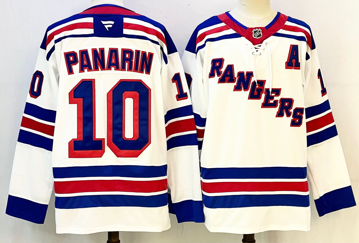 Custom Mika Zibanejad Away Premium White Hockey Jersey -All Stitched