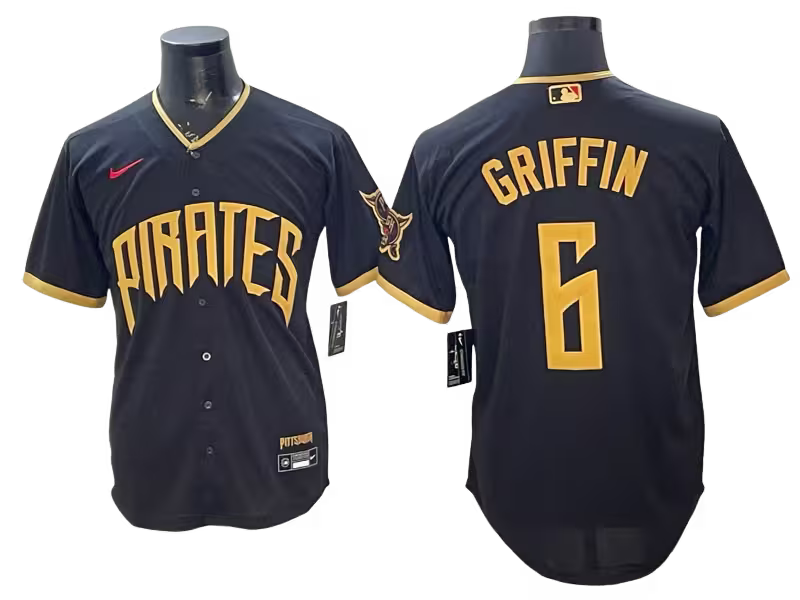 Custom Pirate Black 2026 City Connect Stadium Jersey - All Stitched