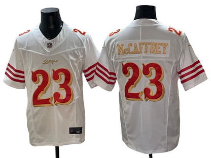 Custom Fred Warner 49ers White Rivalries Collection Limited Football Jersey -All Stitched