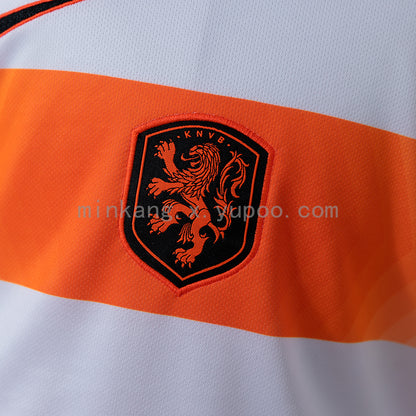 Custom Youth Netherlands 2026 Away White Soccer Jersey Kit Set– Personalized Name & Number