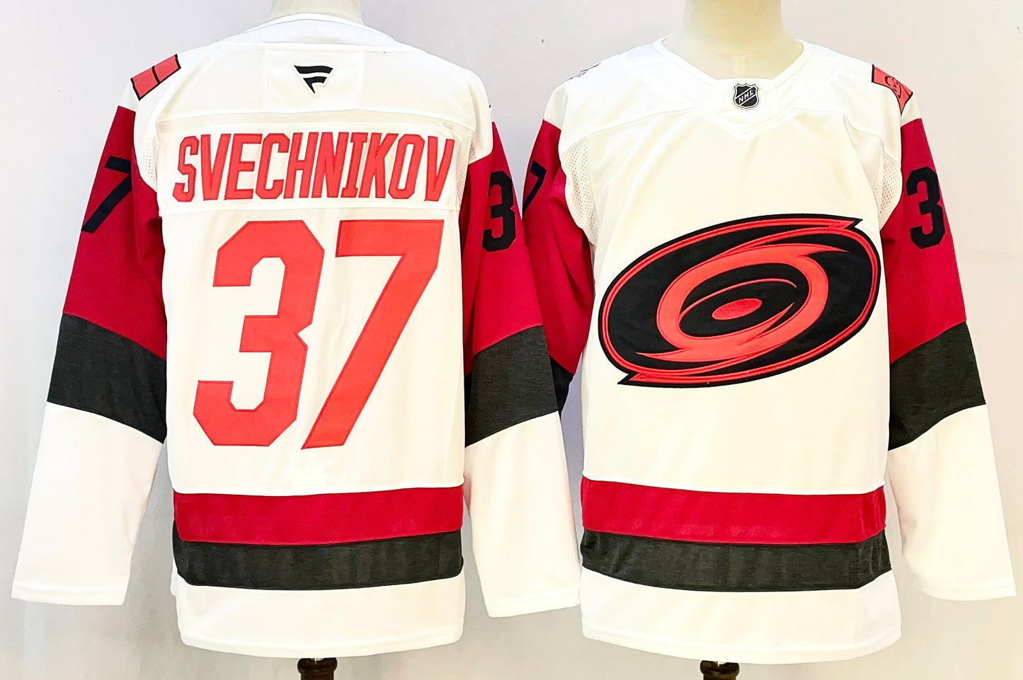 Custom 2026 Hurricane Away White Premium All Stitched Hockey Jersey