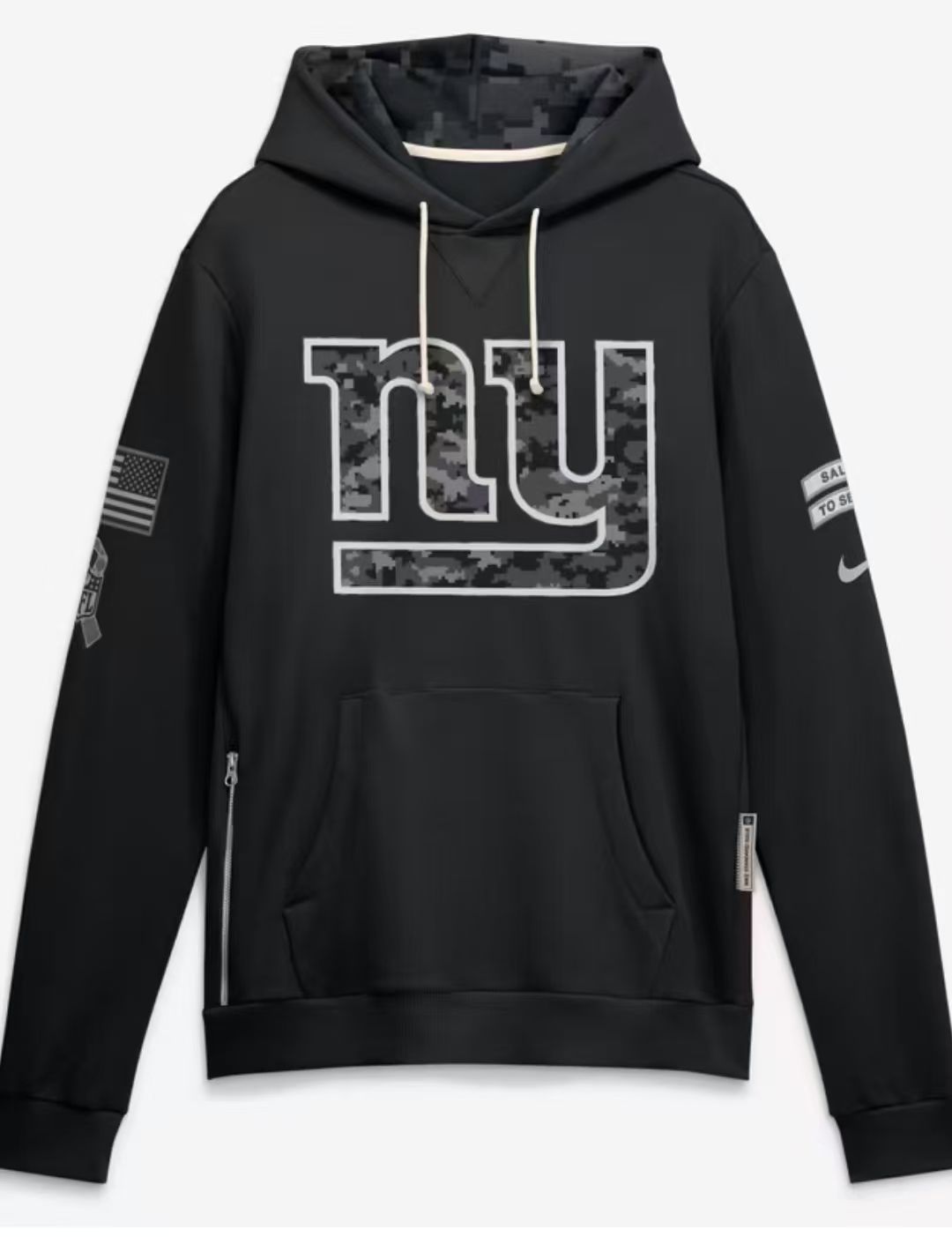 2026 Salute to Service Black Sideline Dri-FIT Pullover Hoodie