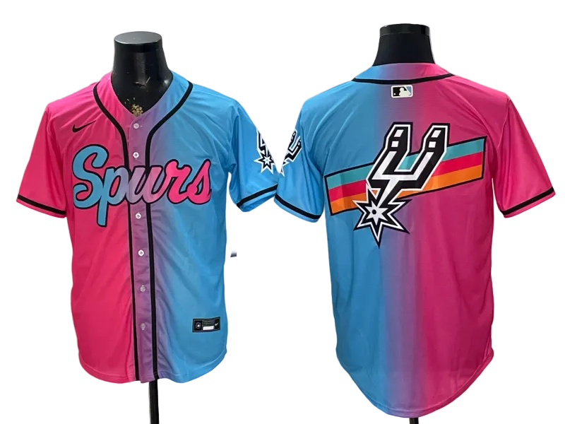 2026 Victor Wembanyama San Antonio Spurs Baseball Jersey -All Stitched