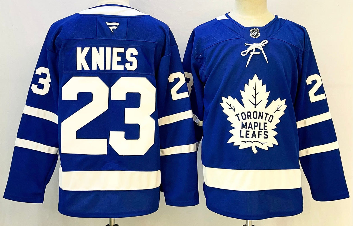 Custom Gavin McKenna Maple Leafs Home Blue White Alternate Black Hockey Jersey -All Stitched