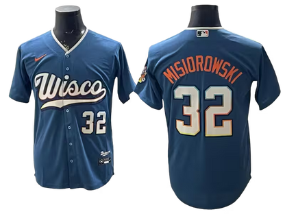 Custom Mineral Blue 2026 City Connect Stadium Jersey - All Stitched