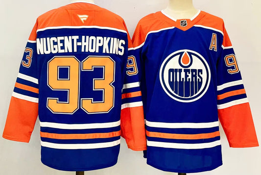 Custom 2026 Oilers Home Royal Premium All Stitched Hockey Jersey