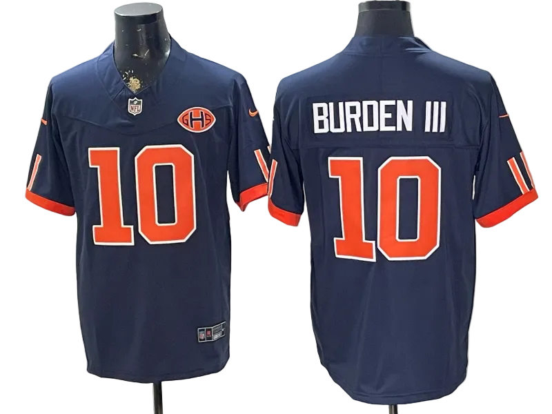 Custom 2026 Rivalries Bears Navy Vapor Limited Jersey -All Stitched