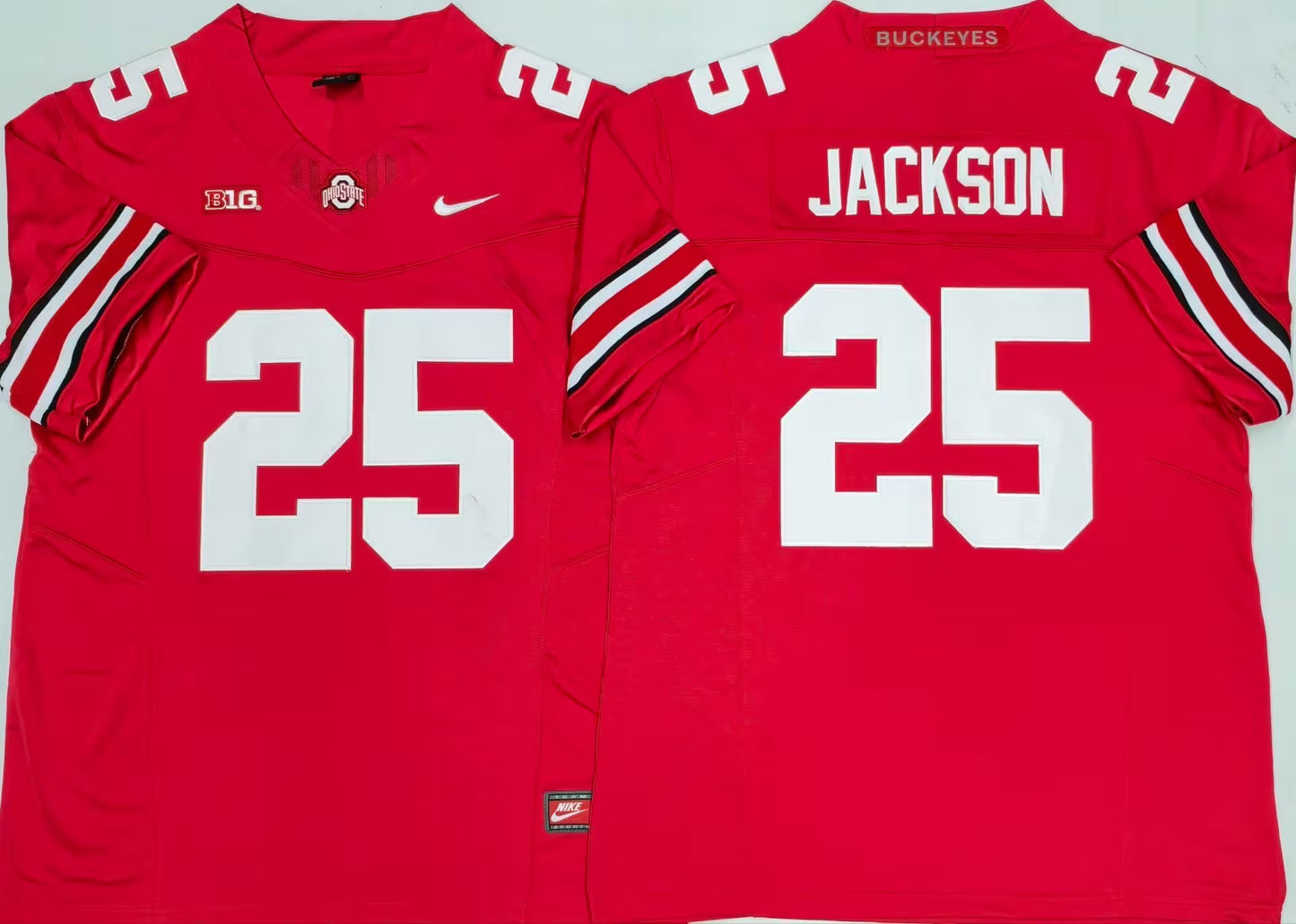 Men's Bo Jackson Vapor Jersey #25 Black Red Gray White Stranger Things Edition-All Stitched