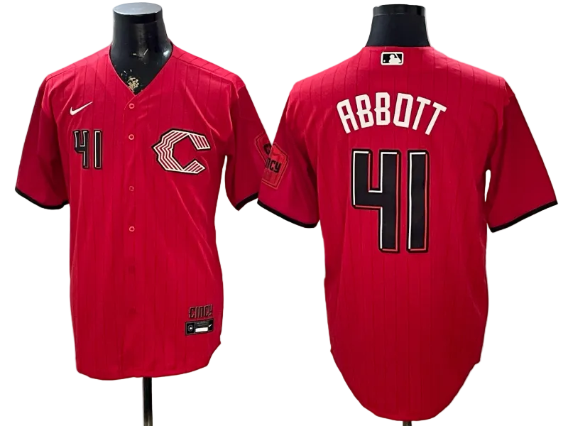 Custom Reds Red 2026 City Connect Stadium Jersey - All Stitched