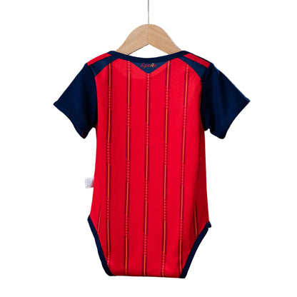 Custom Infant 2026 Spain Home Red Soccer Jersey | Spain 2026 Baby Bodysuit