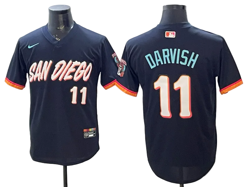 Custom Padre Obsidian 2026 City Connect Stadium Jersey - All Stitched