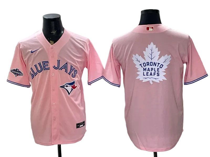 2026 Custom Blue Jays Pink Limited Baseball Jersey -All Stitched