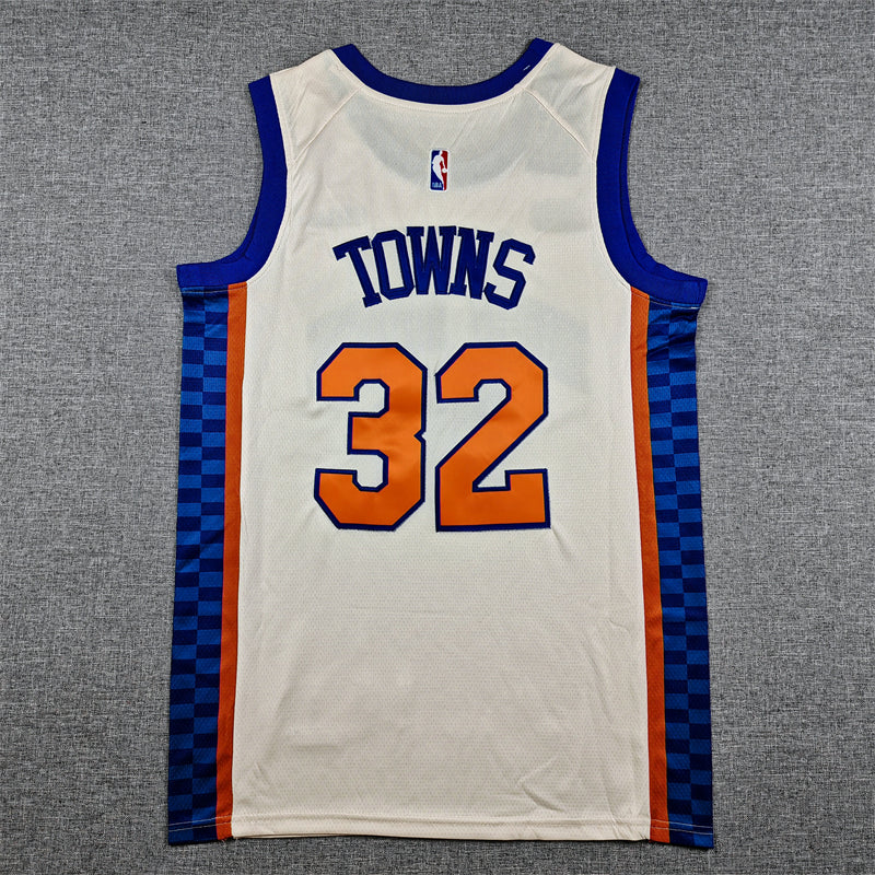Jalen Brunson Josh Hart Karl-Anthony Towns Baskeball Jersey -All Stitched