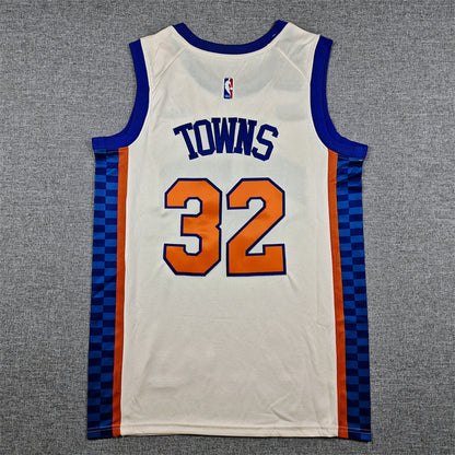 Jalen Brunson Josh Hart Karl-Anthony Towns Baskeball Jersey -All Stitched