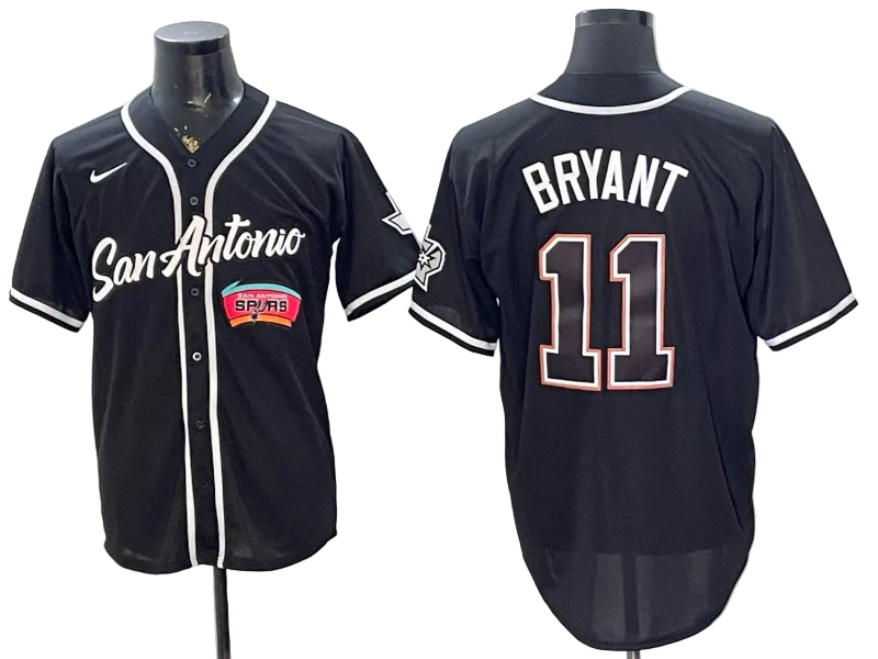 2026 Stephon Castle Dylan Harper De'Aaron Fox Victor Wembanyama San Antonio Spurs Baseball Jersey -All Stitched