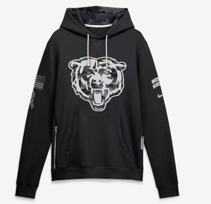 2026 Salute to Service Black Sideline Dri-FIT Pullover Hoodie