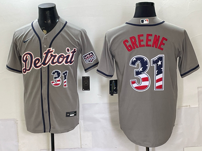 Custom Gray Black Orange USA 250 Fourth of July Baseball Jersey -All Stitched