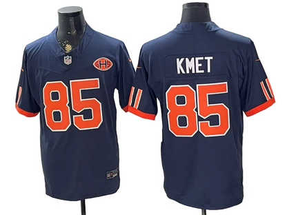 Custom 2026 Rivalries Bears Navy Vapor Limited Jersey -All Stitched