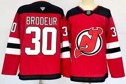 Custom 2026 New Jersey Home Red Premium All Stitched Hockey Jersey