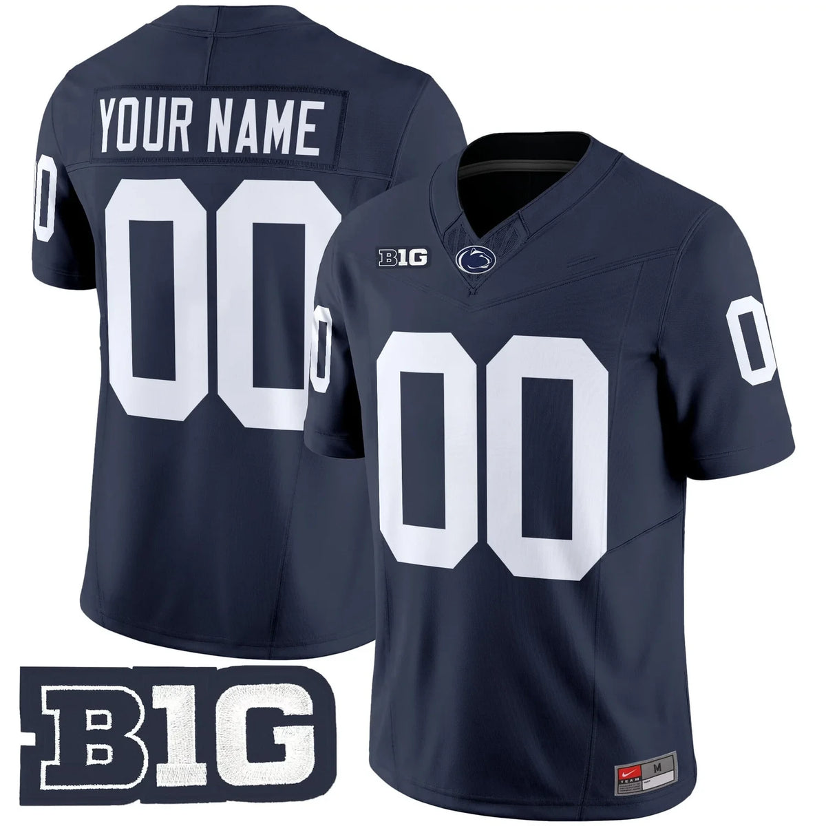 Custom Name Number 2026 Penn State Nittany Lions White Navy Limited Football Jersey -All Stitched