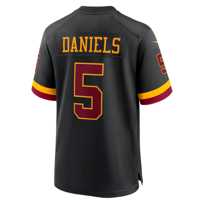 Custom 2026 Jayden Daniels Hail Raiser Terry McLaurin White Black Burgundy White Limited Football Jersey -All Stitched
