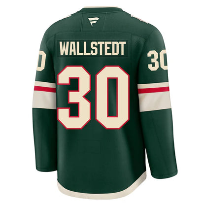 Custom 2026 Wild Home Green Premium All Stitched Hockey Jersey