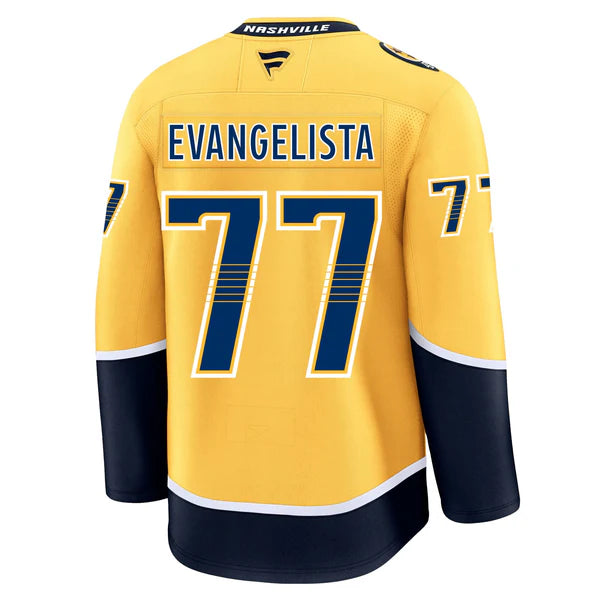 Custom 2026 Predator Home Gold Premium All Stitched Hockey Jersey
