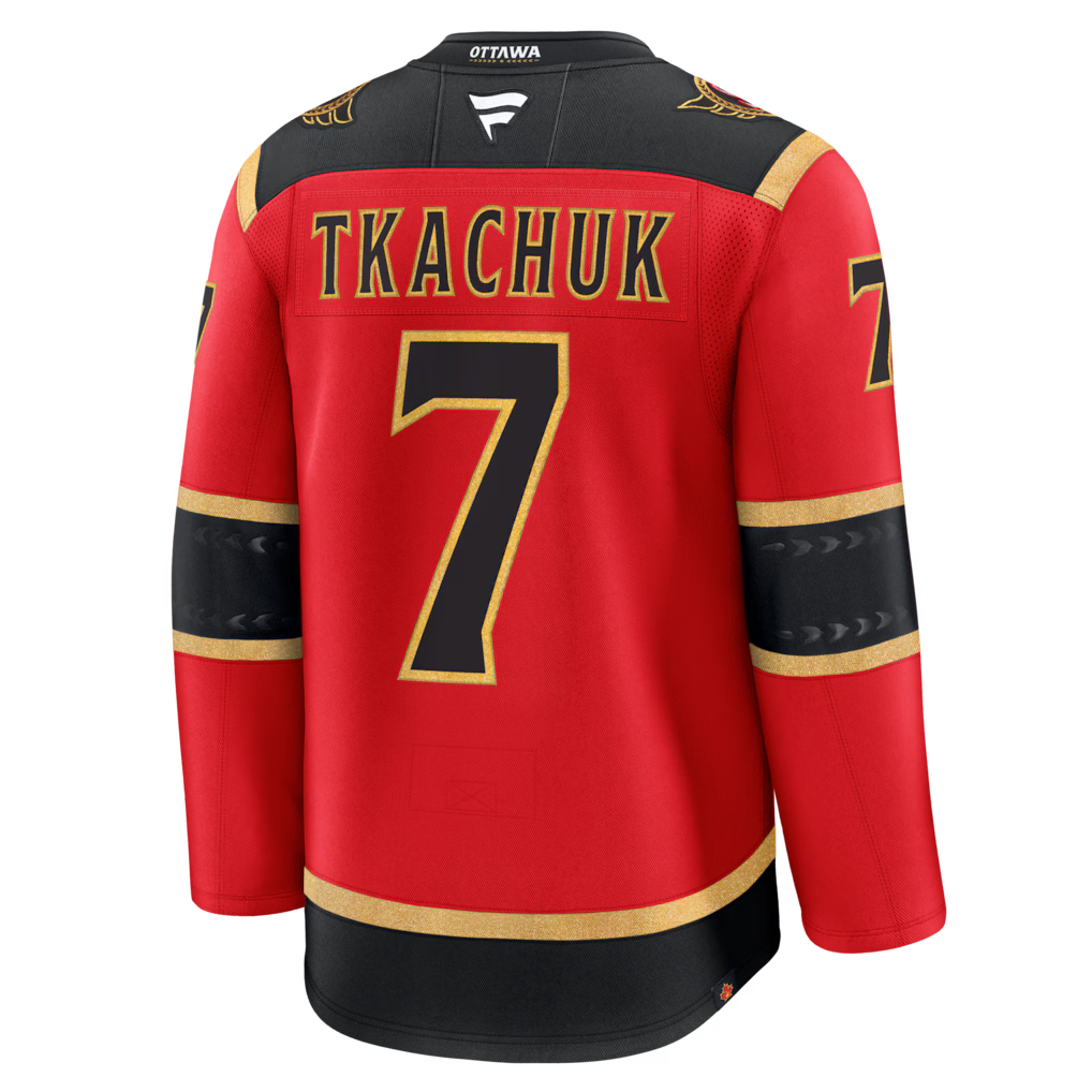 Custom 2026 Home Black Alternate Red Premium All Stitched Hockey Jersey