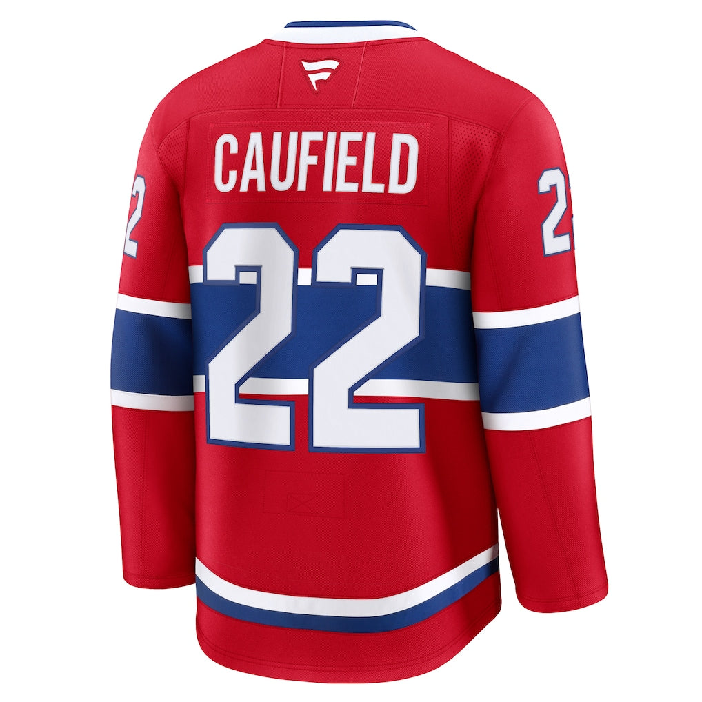 Custom 2026 Canadien Jakub Dobes Home Red Premium All Stitched Hockey Jersey