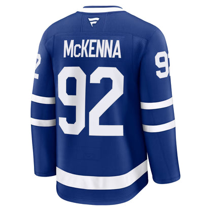 Custom Gavin McKenna Maple Leafs Home Blue White Alternate Black Hockey Jersey -All Stitched