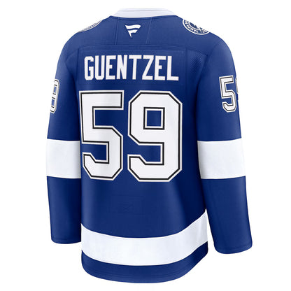 Custom 2026 Lightning Home Blue Premium All Stitched Hockey Jersey