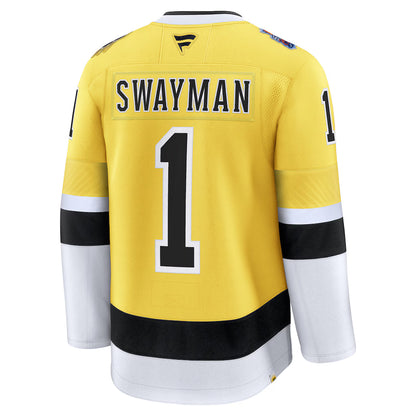 Custom 2026 Bruins Stadium Series Gold Premium All Stitched Hockey Jersey