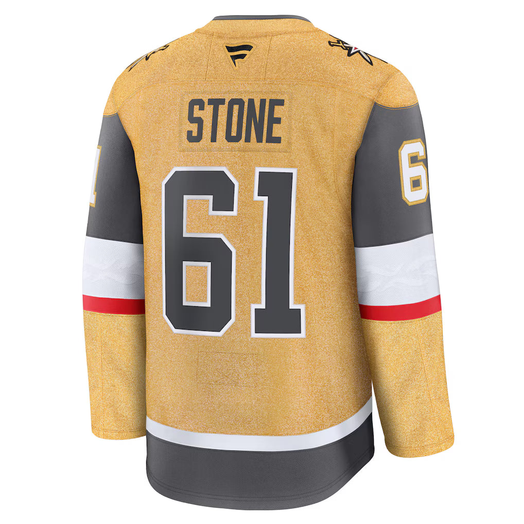 Custom 2026 Home Gold Away White Alternate Gray Premium All Stitched Hockey Jersey