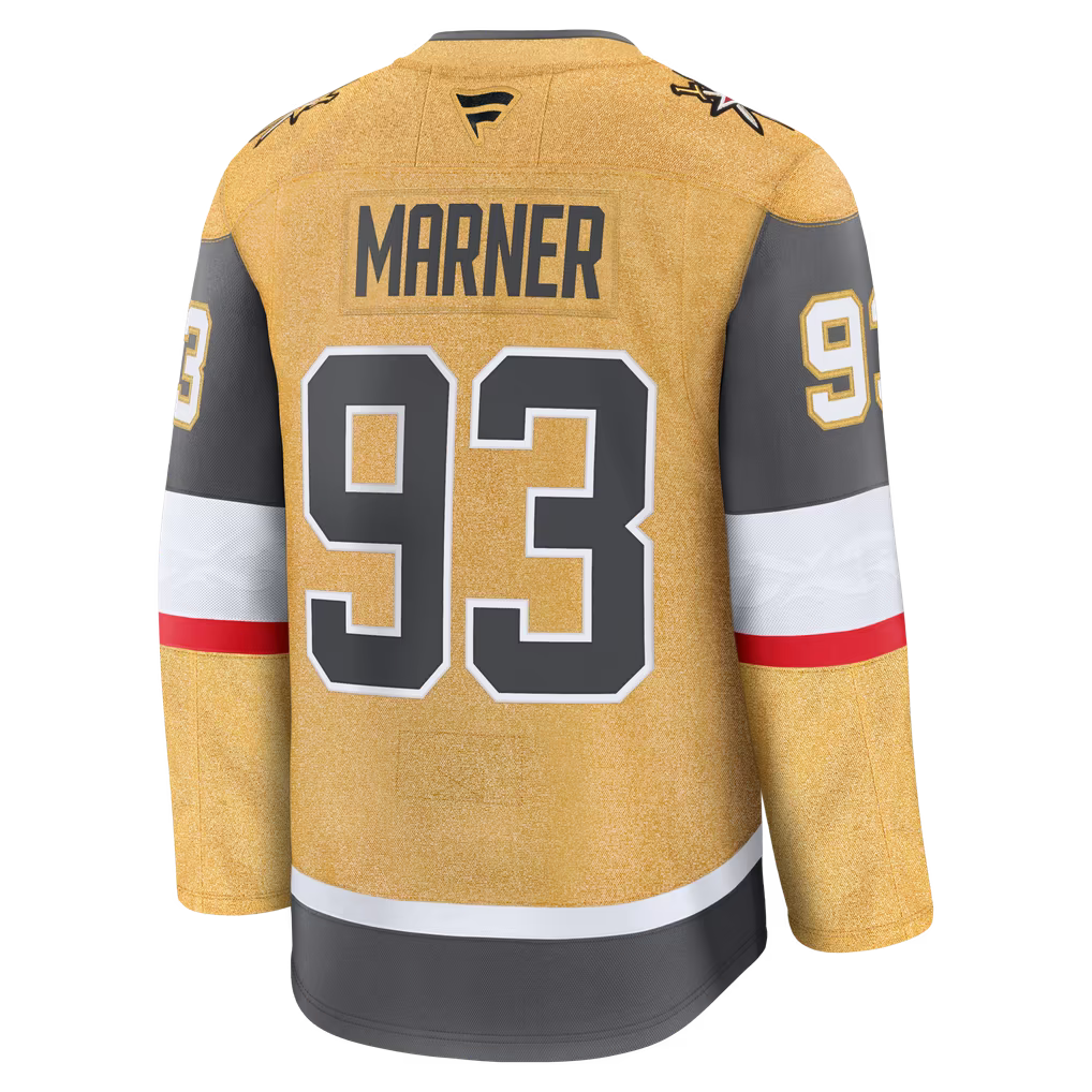 Custom Mark Stone Knights Reverse Retro 2.0 Black  Home Gold Gray Hockey Jersey -All Stitched
