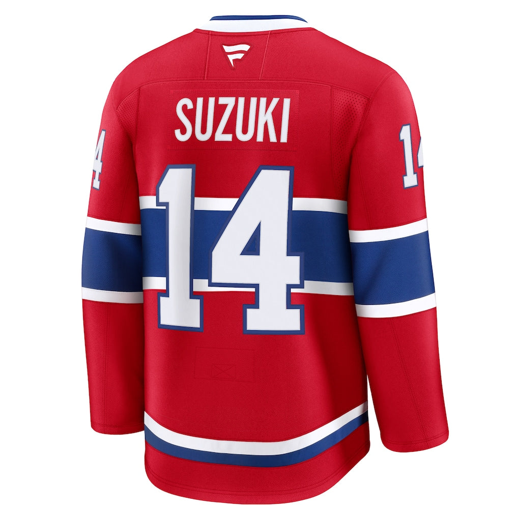 Custom 2026 Canadien Jakub Dobes Home Red Premium All Stitched Hockey Jersey