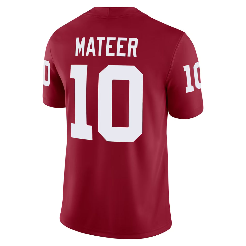 Custom Baker Mayfield Oklahoma Sooners Crimson White Limited Football Jersey -All Stitched