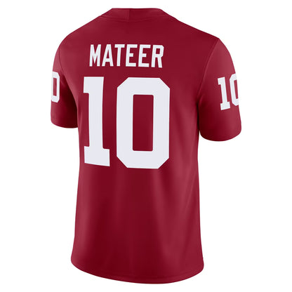 Custom Baker Mayfield Oklahoma Sooners Crimson White Limited Football Jersey -All Stitched