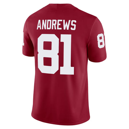 Custom Baker Mayfield Oklahoma Sooners Crimson White Limited Football Jersey -All Stitched