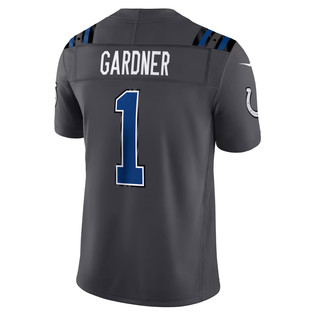Custom 2026 Rivalries Jonathan Taylor Colts Anthracite Limited Football Jersey -All Stitched