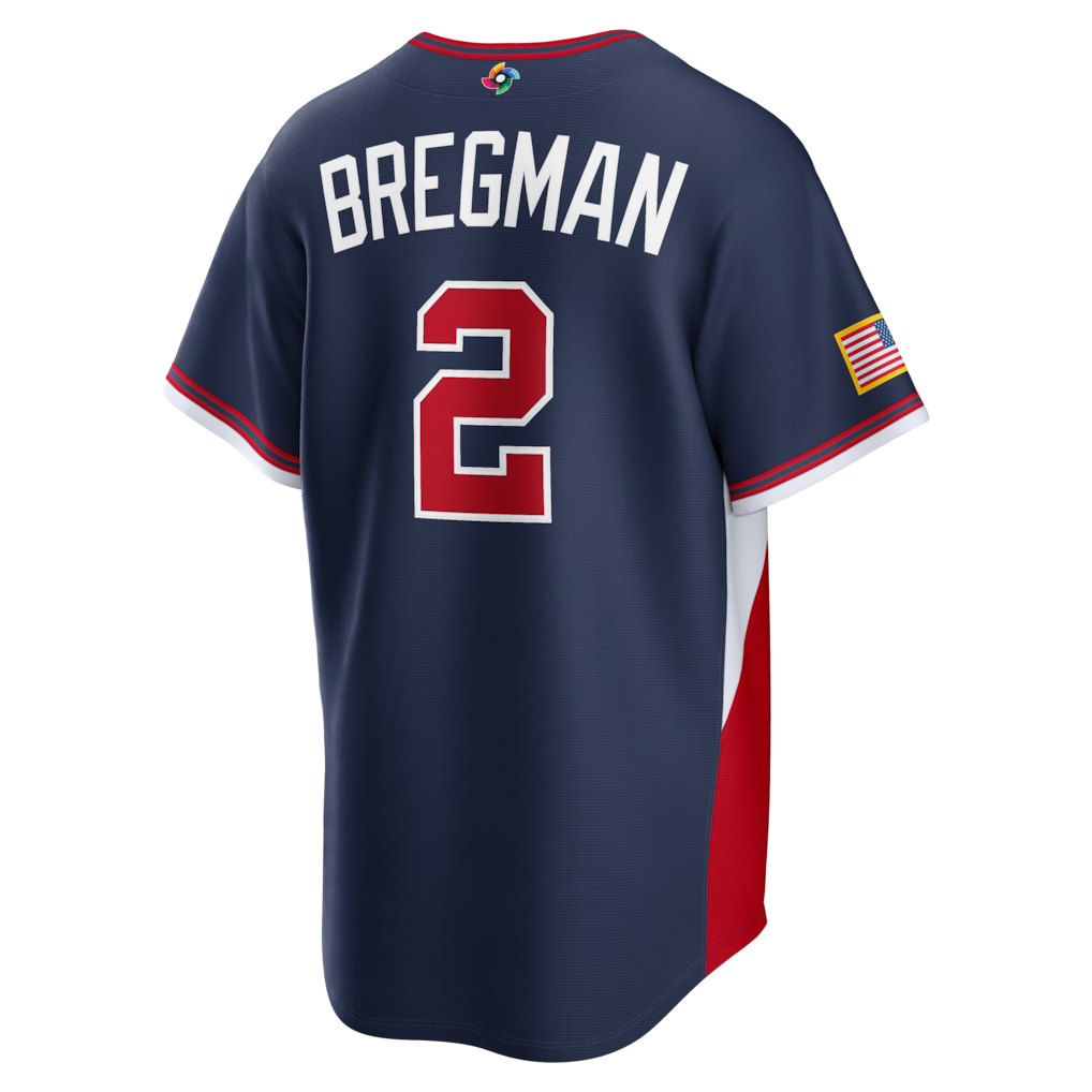 Custom USA All Stitched Jersey Navy 2026 World Baseball Classic